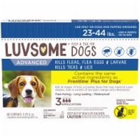 Luvsome Advanced Flea Tick Treatment Applicators for Dogs and Puppies 3 ct Foods Co