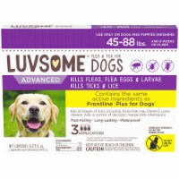 Luvsome® Advanced Flea & Tick Applicators for Dogs and Puppies Perspective: Main