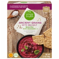 Simple Truth® 7 Ancient Grains with Sea Salt Rice Crackers Perspective: Main