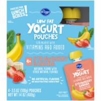 Kroger® Low Fat Strawberry Banana Yogurt Pouches