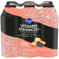 Kroger® Vitamin Enhanced Peach Blueberry Flavored Bottled Water Perspective: Main