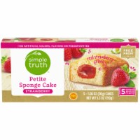 Simple Truth™ Strawberry Petite Sponge Cakes Perspective: Main