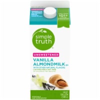 Simple Truth® Dairy Free Unsweetened Vanilla Almond Milk Half Gallon Perspective: Main