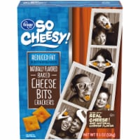 Kroger® So Cheesy! Reduced Fat Baked Cheese Bits Crackers Perspective: Main