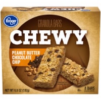 Kroger® Chewy Peanut Butter Chocolate Chip Granola Bars Perspective: Main