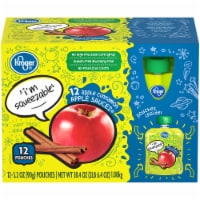 Kroger® Apple Cinnamon Applesauce Pouches Perspective: Main