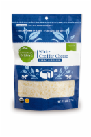 Simple Truth Organic™ Finely Shredded White Cheddar Cheese Perspective: Main
