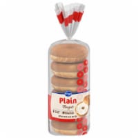 Kroger® Plain Pre-Sliced Bagels Perspective: Main