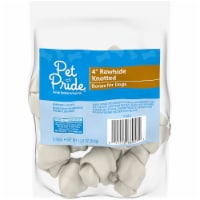 Pet Pride® Knotted Rawhide Dog Bones
