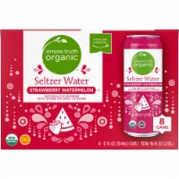 Simple Truth Organic™ Strawberry Watermelon Flavored Seltzer Water Cans