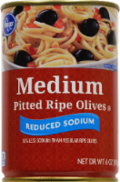 Kroger® Reduced Sodium Medium Pitted Ripe Olives Perspective: Main
