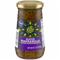Kroger® Sliced Manzanilla Olives With Pimiento Perspective: Main