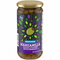 Kroger® Gluten Free Reduced Sodium Manzanilla Olives Stuffed With Pimiento Perspective: Main