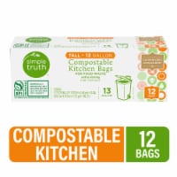 Simple Truth™ Tall 13 Gallon Compostable Kitchen Trash Bags