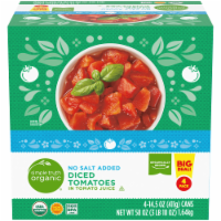 Simple Truth Organic® No Salt Added Diced Tomatoes BIG Deal! Perspective: Main