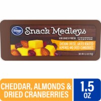 Kroger® Cheddar Cheese Cranberry & Almond Snack Kit Perspective: Main