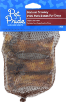 Pet Pride® Natural Smoky Mini Pork Bones for Dogs Perspective: Main