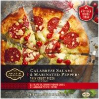 Private Selection® Calabrese Salami & Marinated Peppers Thin Crust Frozen Pizza Perspective: Main