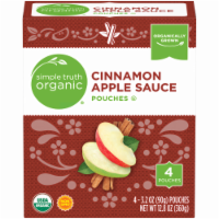 Simple Truth Organic® Cinnamon Applesauce Pouches