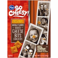 Kroger® So Cheesy! Original Baked Cheese Bits Crackers Perspective: Main