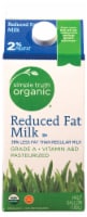 Simple Truth Organic® 2% Reduced Fat Milk Half Gallon Perspective: Main