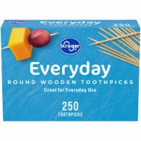 Kroger®  Round Wooden Toothpicks 250 Count