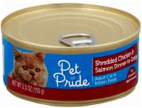Pet Pride® Shredded Chicken & Salmon Dinner in Gravy Wet Cat Food