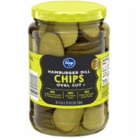 Kroger® Hamburger Dill Oval Cut Pickle Chips