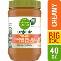 Simple Truth Organic® Peanut Butter Creamy No Stir BIG DEAL! Perspective: Main