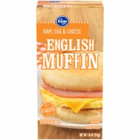 Kroger® Ham Egg & Cheese English Muffin Sandwiches Perspective: Main