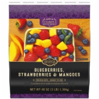 Private Selection® Blueberries Strawberries & Mangoes Frozen Fruit