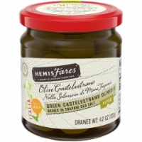 HemisFares™ Green Castelvetrano Olives (Pitted) Perspective: Main