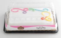 Bakery Fresh Goodness Scroll Yellow Sheet Cake with Raspberry Filling Perspective: Main