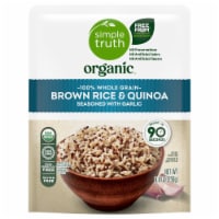 Simple Truth Organic™ 90 Second Garlic Flavored 100% Whole Grain Brown Rice & Quinoa