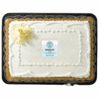 Bakery Fresh Goodness Chocolate Sheet Cake with Bavarian Creme Filling & White Icing