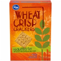 Kroger® Reduced Fat Baked Wheat Crisp Crackers Perspective: Main