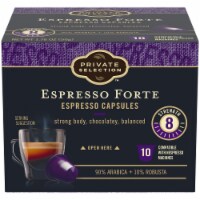 Private Selection® Coffee Pods for Nespresso® Original Machines Espresso Forte Dark Roast Perspective: Main