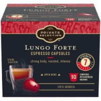 Private Selection™ Coffee Pods for Nespresso® Machines Lungo Forte Espresso Dark Roast Perspective: Main
