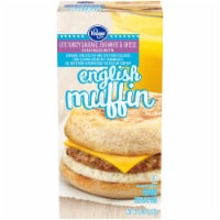 Kroger® Lite Turkey Sausage Egg & Cheese English Muffins Perspective: Main