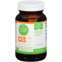 Simple Truth™ Vitamin D3 Softgels 1000 IU 250 Count Perspective: Main