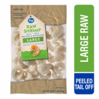 Kroger® Large Peeled & Deveined Raw Shrimp Tail-Off
