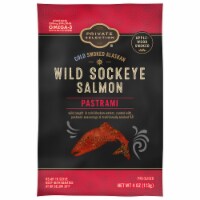 Private Selection® Wild Caught Alaskan Sockeye Salmon Pe-Sliced Cold Smoked Pastrami Perspective: Main