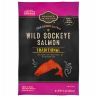 Private Selection® Wild Caught Alaskan Sockeye Salmon Pre-Sliced Cold Smoked Traditional Perspective: Main