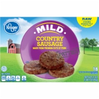 Kroger® Mild Country Sausage Patties Perspective: Main