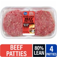 Kroger® Homestyle 80/20 Ground Beef Patties