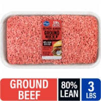 Kroger® 3 lb. Lean Ground Beef Chuck 80/20