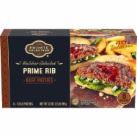 Private Selection® Butcher Selected Prime Rib Beef Patties Perspective: Main