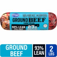 Kroger® 93/7 Ground Beef Roll 2 LB Perspective: Main