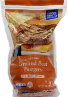 Kroger® 73% Lean 27% Fat Ground Beef Burgers Perspective: Main