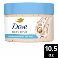 Dove Macadamia & Rice Milk Exfoliating Body Scrub & Polish